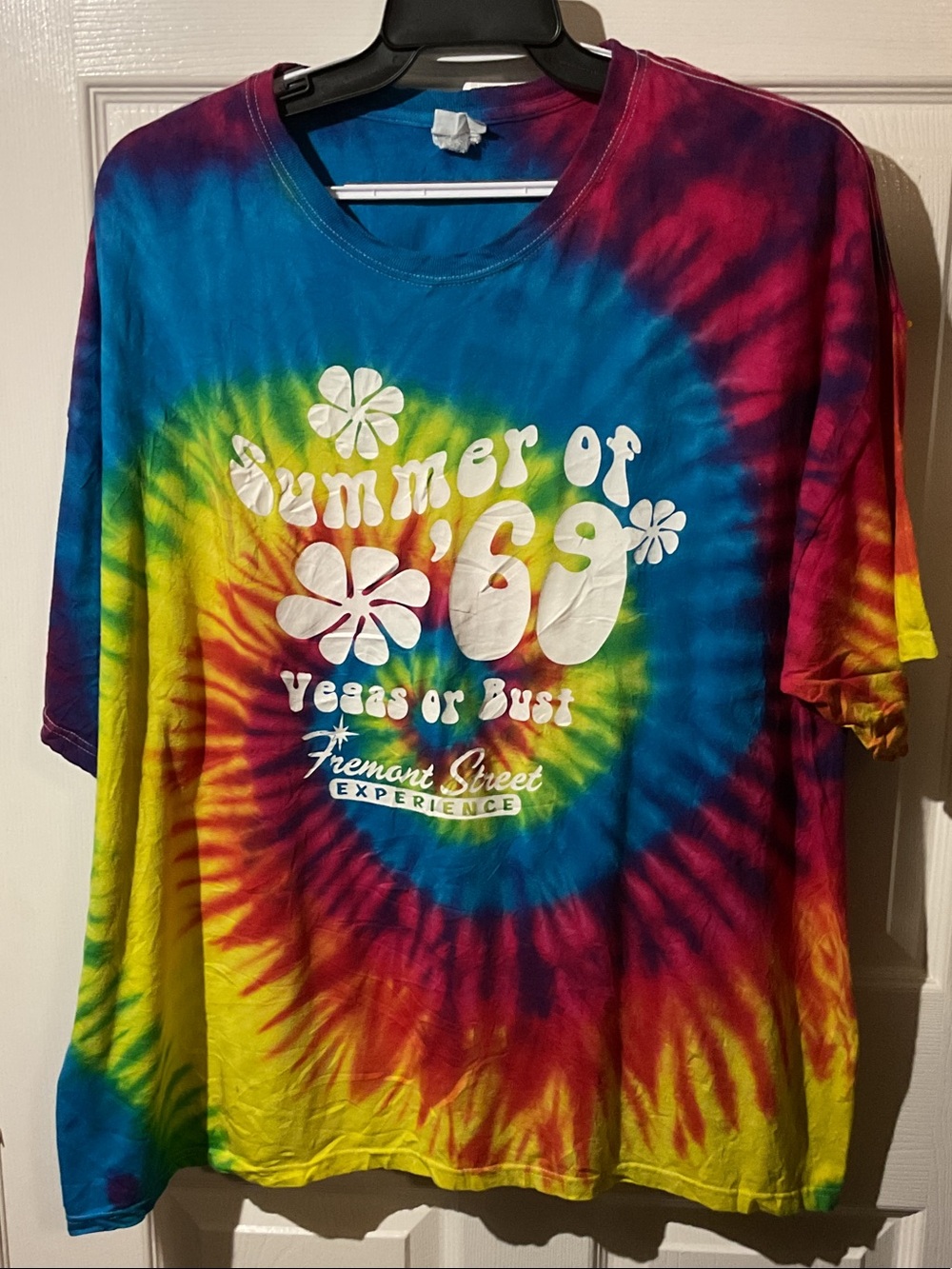 Vintage Tie-Dye 'Summer of '69'  Vegas or Bust Fremont Street Experience